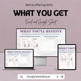 Profit and Loss Statement Report Sheet | Financial Tracking Template | Google Sheets | Expense & Revenue Tracker | Monthly Business Report