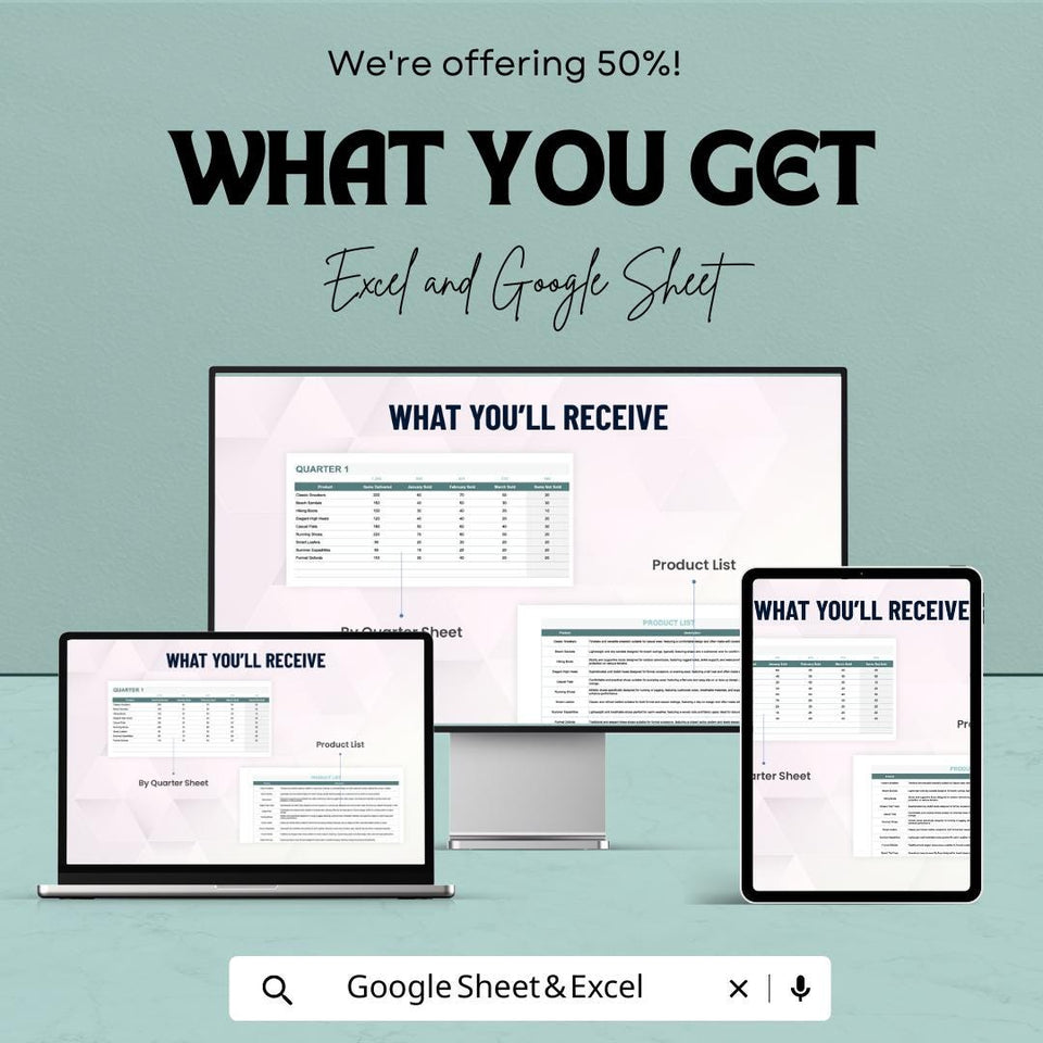 Clustered Bar Chart Sheet for Data Analysis | Excel and Google Sheet Template | Customizable Business Chart | Sales & Progress Visualization
