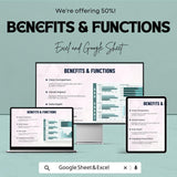 Clustered Bar Chart Sheet for Data Analysis | Excel and Google Sheet Template | Customizable Business Chart | Sales & Progress Visualization