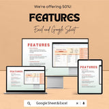 Christmas Party Itinerary Sheet – Plan Your Festive Event | Editable Excel & Google Sheets Template | Customizable Christmas Party Planner