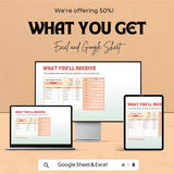 Christmas Party Itinerary Sheet – Plan Your Festive Event | Editable Excel & Google Sheets Template | Customizable Christmas Party Planner