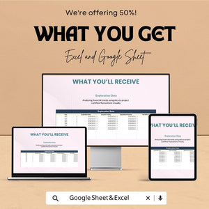Cashflow Forecast Sheet for Businesses | Dynamic Financial Planning Tool in Excel & Google Sheets | Cash Flow Tracker