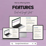 Business Gantt Chart Excel Template | Google Sheet Gantt Chart | Project Planning & Task Scheduling | Task Tracker Template