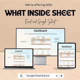Business Itinerary Sheet | Google Sheets & Excel Template for Business Travel Planning | Professional Trip Schedule Template |