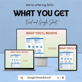 Blood Pressure Chart Sheet - Track BP Progress - Health Monitoring Template - Google Sheets & Excel - Easy to Use for Medical Tracking