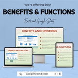 Blood Pressure Chart Sheet - Track BP Progress - Health Monitoring Template - Google Sheets & Excel - Easy to Use for Medical Tracking