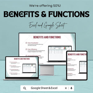 Advertising flighting Schedule Sheet | Advertising Campaign Planner | Google Sheets and Excel Template | Marketing & Budget Planner