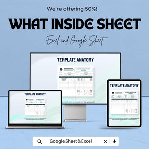 Accounting Quotation Sheet - Professional | Google Sheets Template - Customizable & Easy-to-Use - Invoice Generator for Financial Services