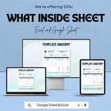 Accounting Quotation Sheet - Professional | Google Sheets Template - Customizable & Easy-to-Use - Invoice Generator for Financial Services