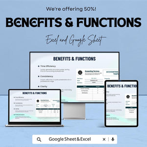 Accounting Quotation Sheet - Professional | Google Sheets Template - Customizable & Easy-to-Use - Invoice Generator for Financial Services