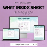 Account Management Dashboard | Google Sheet Template for Finance, Sales & Performance Tracking | Monitor Revenue and Accounts Effectively