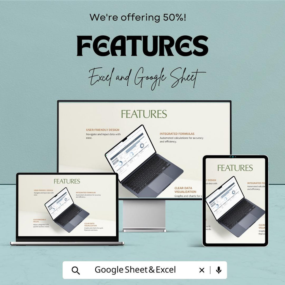 IT Financial Balance Sheet Projection Template | Google Sheet and Excel | Financial Planning & Projection Tool for IT Businesses |