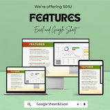 Internal Audit Balance Monitoring Dashboard Sheet - Excel & Google Sheets Template for Financial Analysis and Reporting