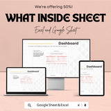Contoh Purchase Order Sheet | Excel & Google Sheet | Simplify Procurement Process | 50% Off | Instant Download
