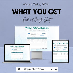 Cash Book Sheet | Excel and Google Sheets | Income & Expense Tracker | Cash Flow Management Template | Editable Finance Sheet