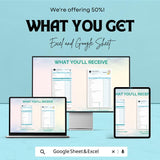 Business Startup Sheet - Excel & Google Sheets Template for Business Planning, Financial Forecasting, and Investor Tracking