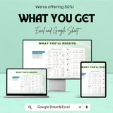 Business Plan Template | Excel & Google Sheets | Comprehensive Business Planning Guide