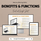 Blank Rental Ledger Sheet | Property Income Tracker | Excel & Google Sheet | Printable Landlord Finance Template | Rental Record Log