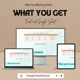 Benefits Enrollment and Eligibility Tracker HR Sheet | Google Sheets and Excel Template | HR Compliance & Employee Benefits Form