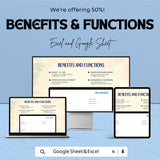 Basic Tax Invoice Template - Excel & Google Sheet, Customizable, Professional Tax Billing, Easy to Use