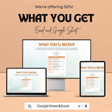 Cleaning Service Price List Template | Google Sheets & Excel | Editable Pricing Sheet | Housekeeping Rate Chart | Instant Download