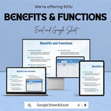 Business Gantt Chart Template | Project Planner Excel & Google Sheets | Timeline Tracker Spreadsheet | Instant Download