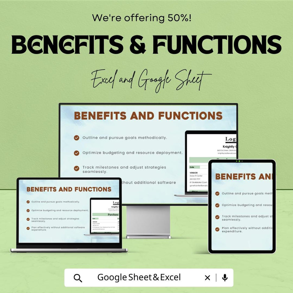 Advance Purchase Order Sheet | Editable Excel & Google Sheets Template | Purchase Form | Order Tracking Log | Printable PO Format