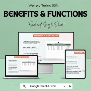 Administration Press Release Distribution List | Excel & Google Sheets Template | Media Contact Tracker | Editable Stakeholder List