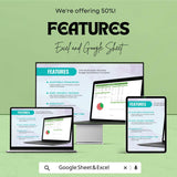 Budget Spreadsheet Template for Excel and Google Sheets – Personal and Business Budget Planner | Income & Expense Tracker | 50% Off Today!