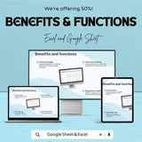 Balance Sheet Template for Excel & Google Sheets – Financial Management Tool | Track Assets, Liabilities, and Equity | 50% Off Now!