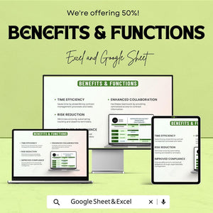 Administration Contract Management Database Sheet – Excel & Google Sheets – Contract Tracking, Renewal Reminders, and Compliance Tool