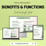 Administration Contract Management Database Sheet – Excel & Google Sheets – Contract Tracking, Renewal Reminders, and Compliance Tool
