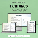 Account Expense Allocation and Forecasting Sheet – Budgeting & Expense Tracker – Excel and Google Sheet – Financial Forecasting Tool