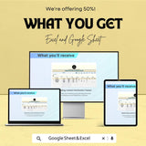 Marketing Content Distribution Tracker | Excel and Google Sheets Template | Social Media & Content Strategy Planner
