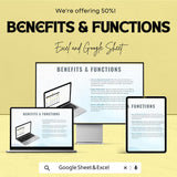 Overhead and Operating Expense Projection Sheet - Google Sheets Template for Budget Planning, Financial Forecasting, Expense Management