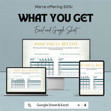 Proforma Budget Sheet Template - Excel and Google Sheets for Financial Planning & Forecasting