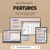 Account Budget Settlement Tracking Sheet – Excel and Google Sheet Template for Financial Management, Budget Allocation & Expense Tracking