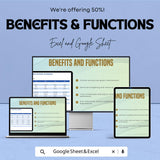 Middle School Schedule Sheet | Weekly Planner | Excel & Google Sheets Template