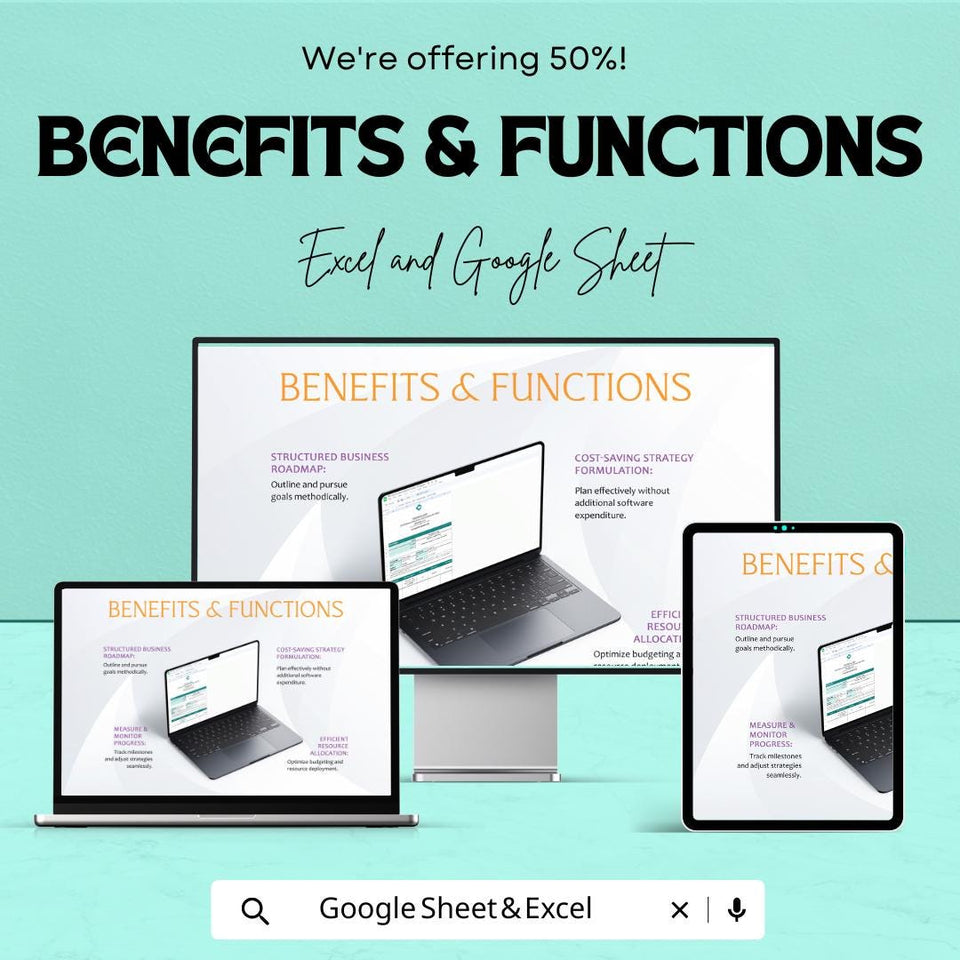 Freelance Consultant Invoice Sheet - Excel and Google Sheet Template | Professional Billing & Invoice Tracker | 50% Off