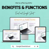 Freelance Consultant Invoice Sheet - Excel and Google Sheet Template | Professional Billing & Invoice Tracker | 50% Off