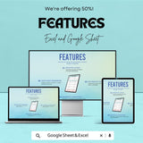 Basic Software Budget Sheet | Excel & Google Sheets Template for Budget Planning | Instant Download