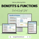 Social Media Marketing Roadmap Sheet | Google Sheets Template | Strategic Marketing Plan | Social Media Planner | Quarterly Marketing
