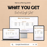 Sign Out Record Sheet | Excel and Google Sheets Template | Employee or Visitor Sign-Out Log | Accountability & Tracking Sheet