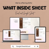 Blank Travel Invoice Sheet | Excel & Google Sheet Template | Travel Expense Invoice | Customizable Invoice Template | 50% OFF Now!