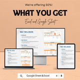 Transport and Logistics Bank Reconciliation Statement | Excel and Google Sheet Template | Financial Tracker | Digital Download
