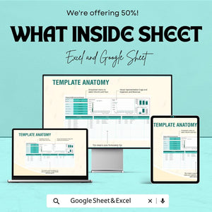 Profit and Loss Budget Sheet – Excel & Google Sheets | Automated Business Tracker | Digital Download