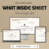 Job Vacancy Tracker HR Sheet | Excel & Google Sheets | Recruitment Dashboard | Hiring Tracker | Editable Template | Instant Download