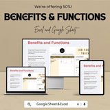 Job Vacancy Tracker HR Sheet | Excel & Google Sheets | Recruitment Dashboard | Hiring Tracker | Editable Template | Instant Download