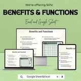 Finance Operational Budget Forecast Sheet | Monthly Expense Forecast Tracker | Excel & Google Sheets Template