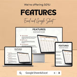 Sample Itinerary Sheet - Editable Excel & Google Sheets Template for Easy Trip Planning